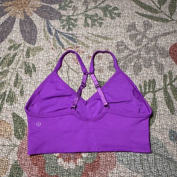 Lululemon Ebb to Street sports bra- moonlit magenta - c/d cup - Picture 3 of 5